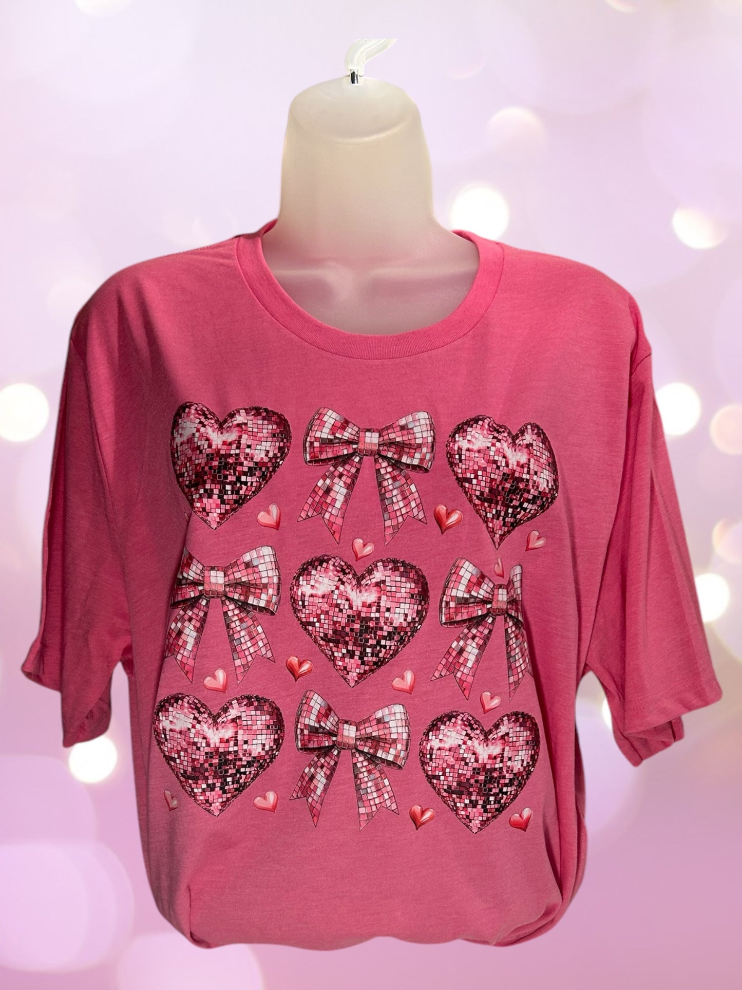 Disco valentines coquette tshirt