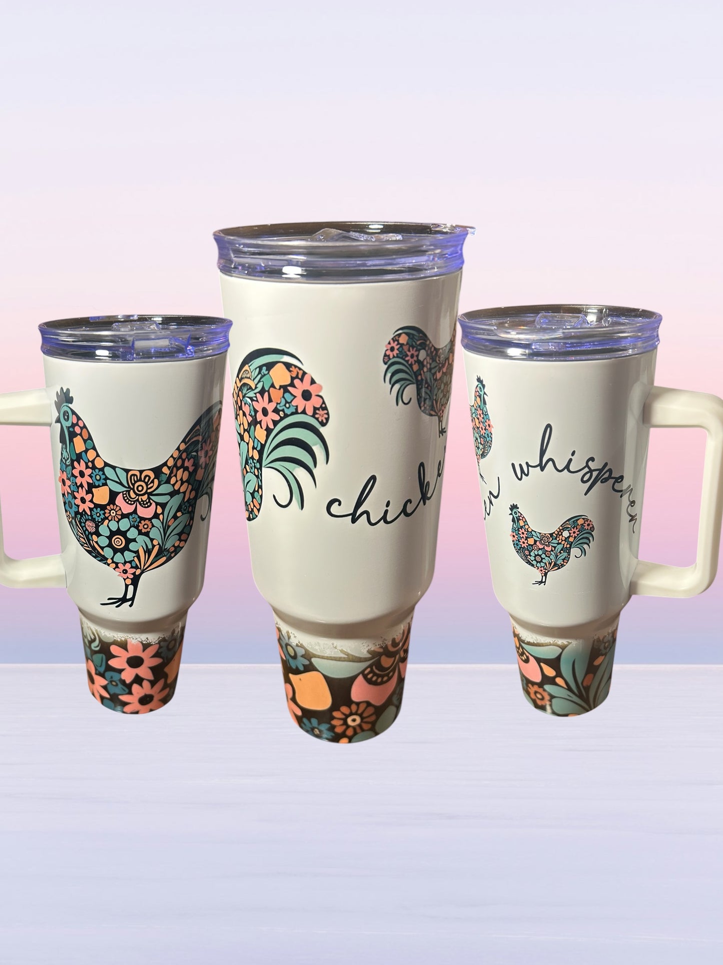 Chicken whisper 40oz tumbler