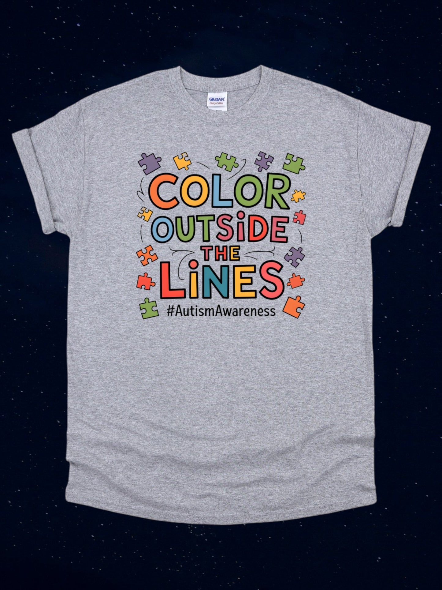 Color outside the lines tshirt
