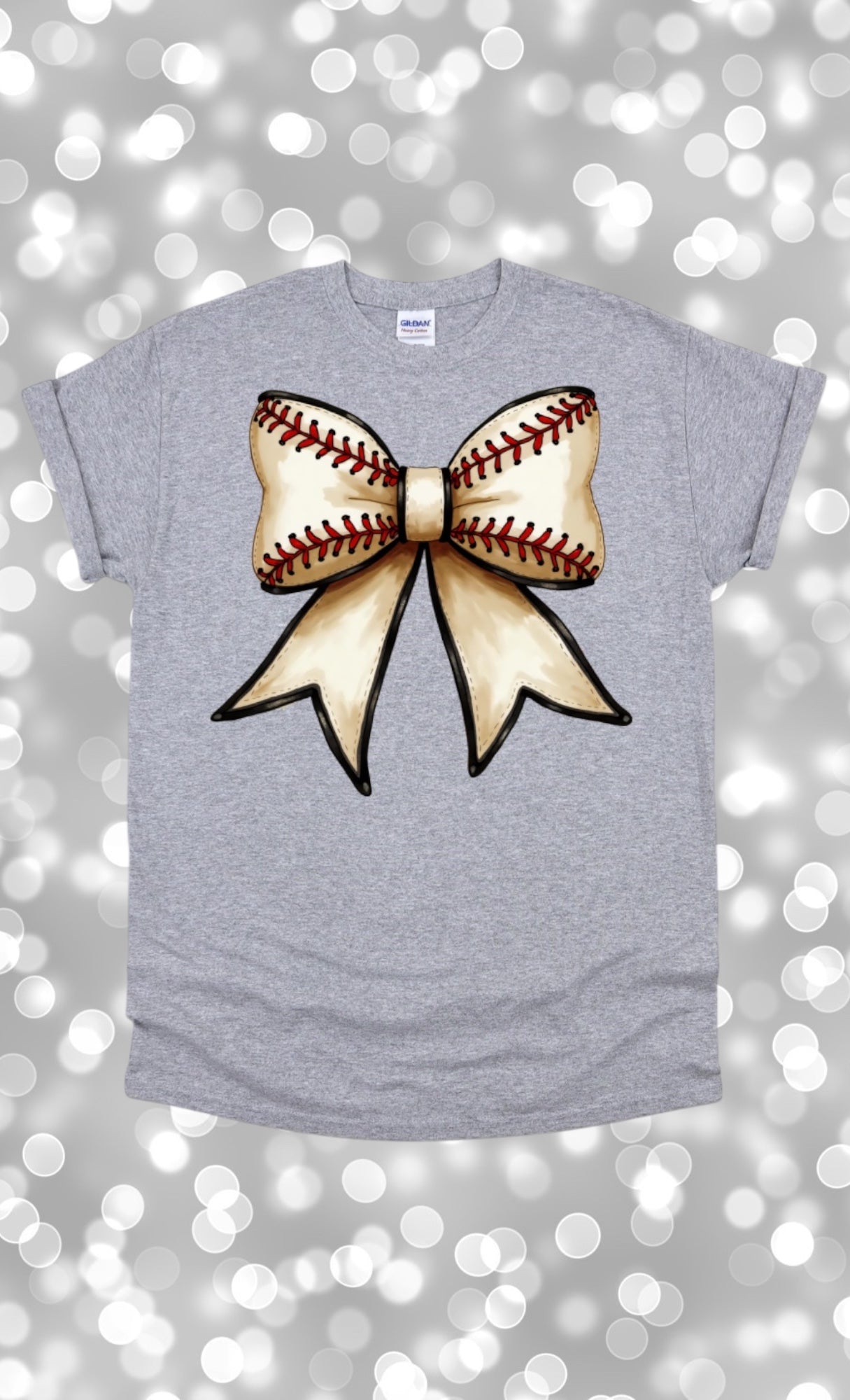 Baseball bow tshirt