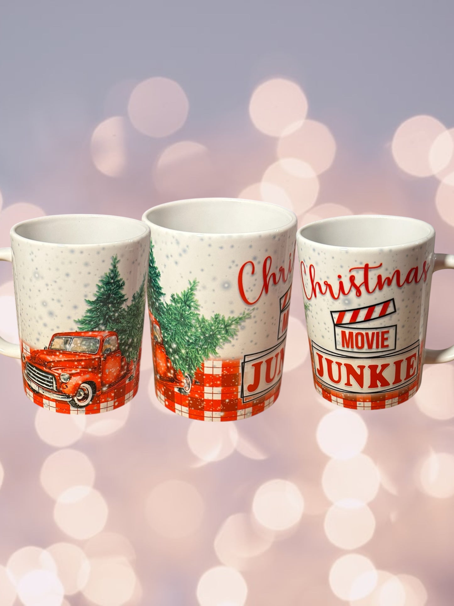 Christmas movie junkie 15oz mug