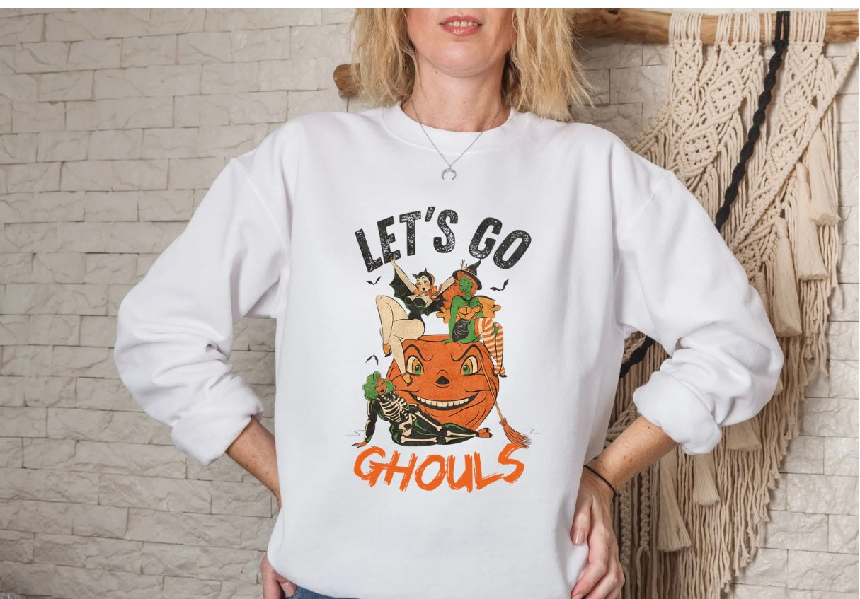 Let’s go ghouls crewneck