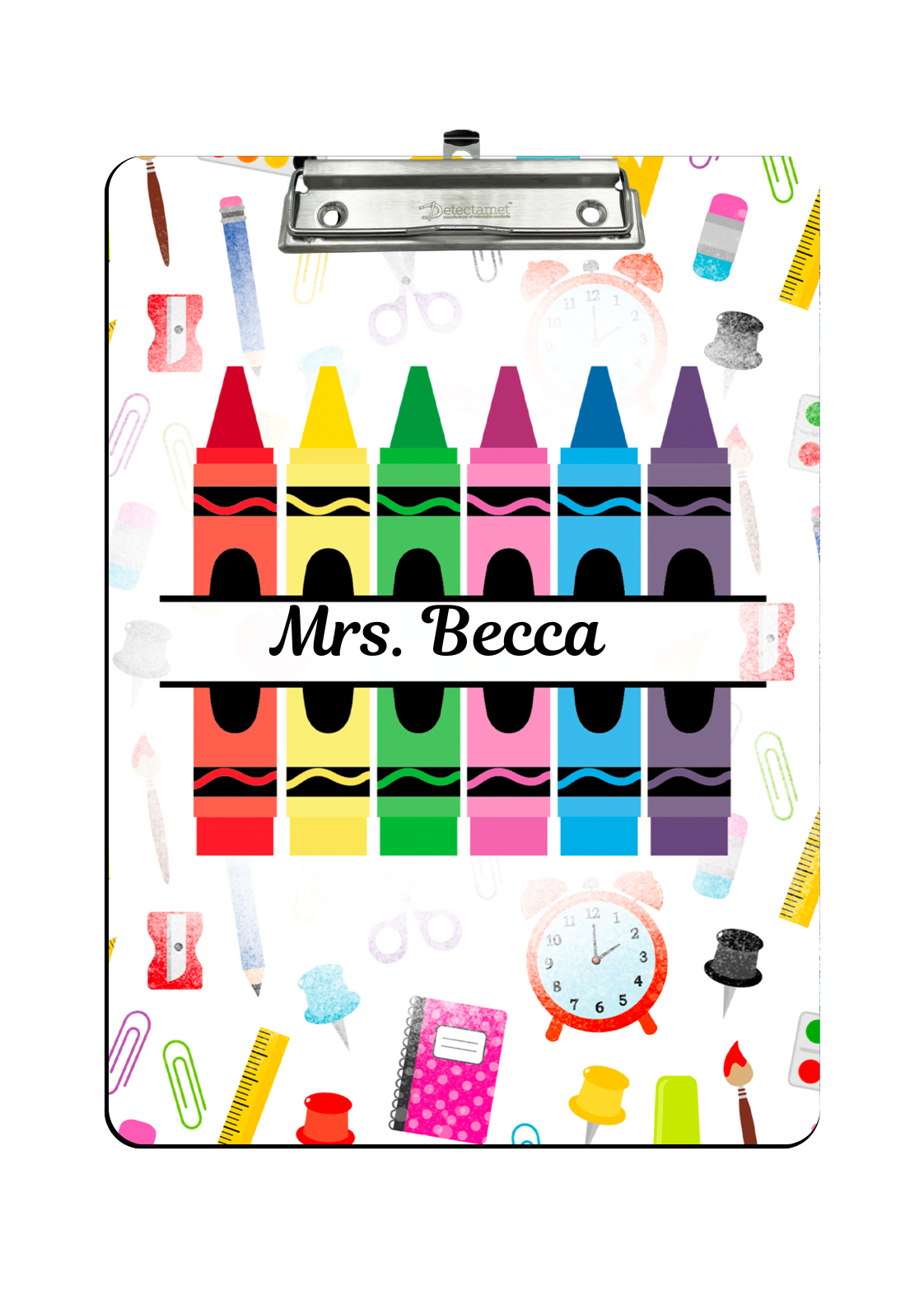 Custom crayon clipboard