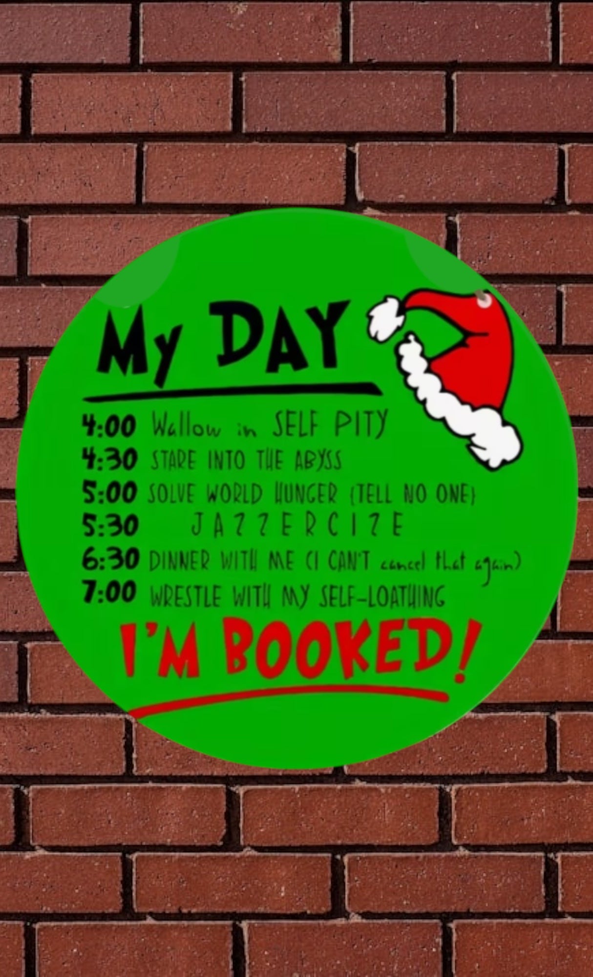 My day 10in round sign