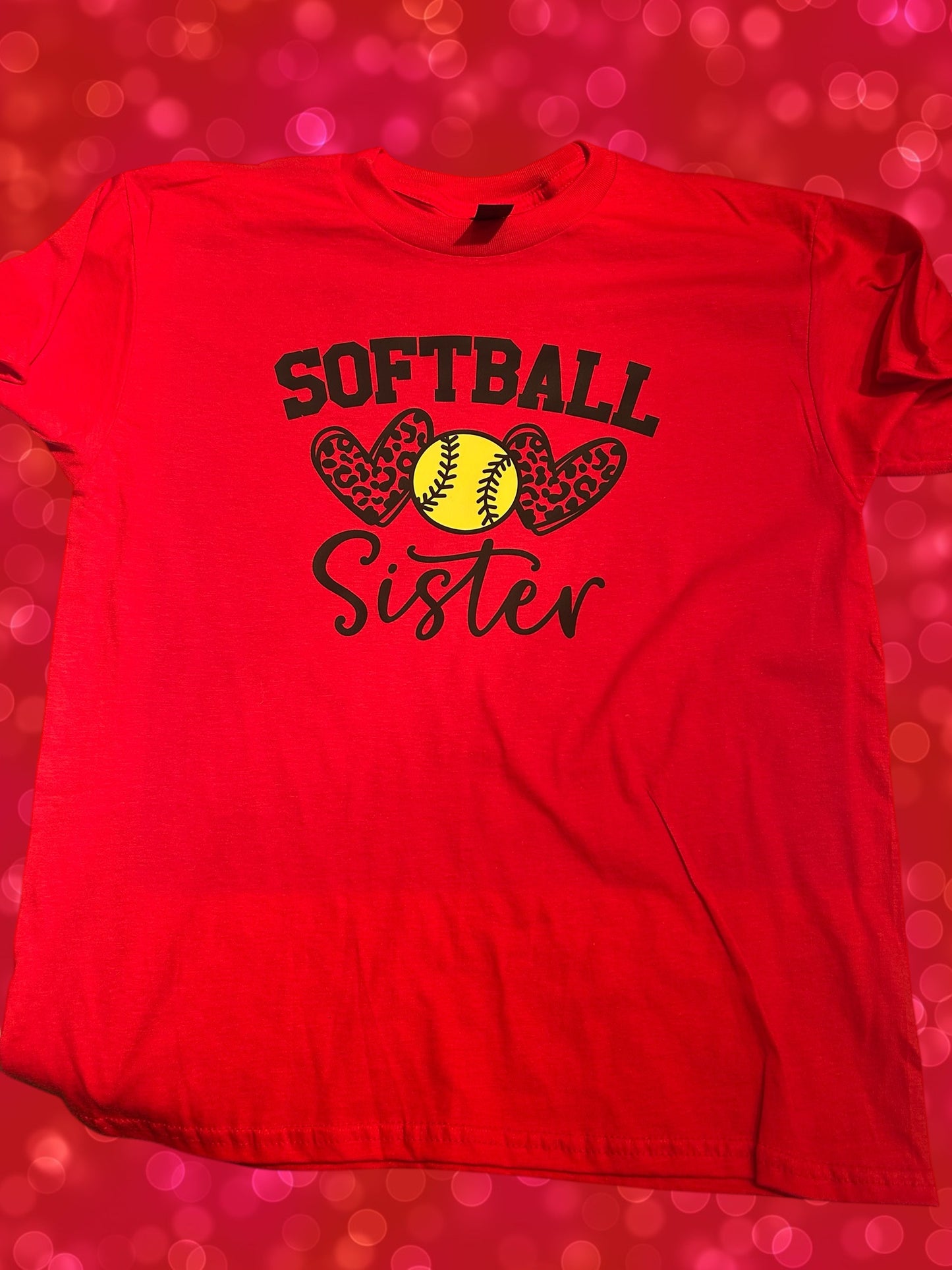 Softball sister tshirt