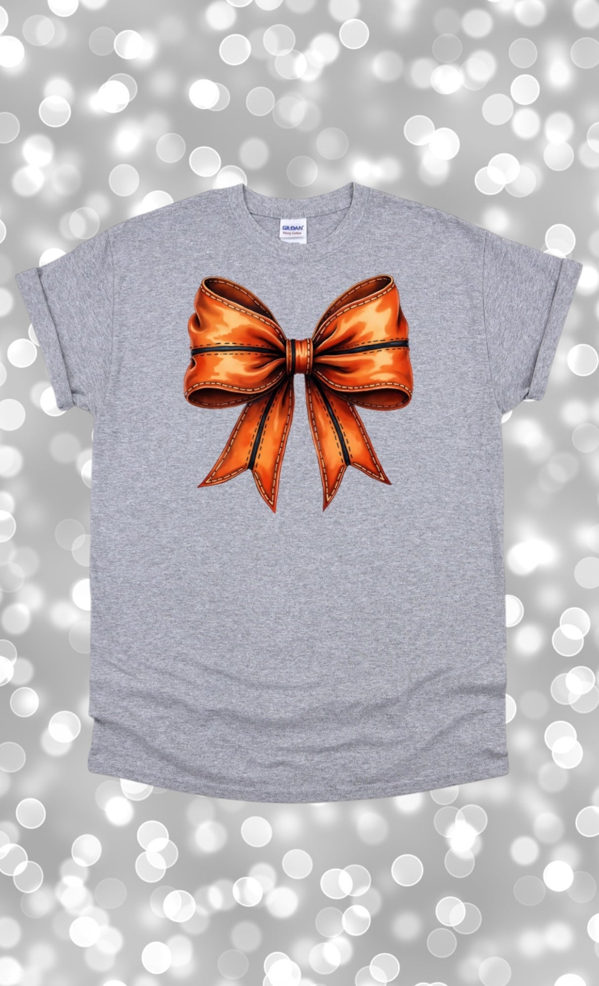 Basketball bow tshirt