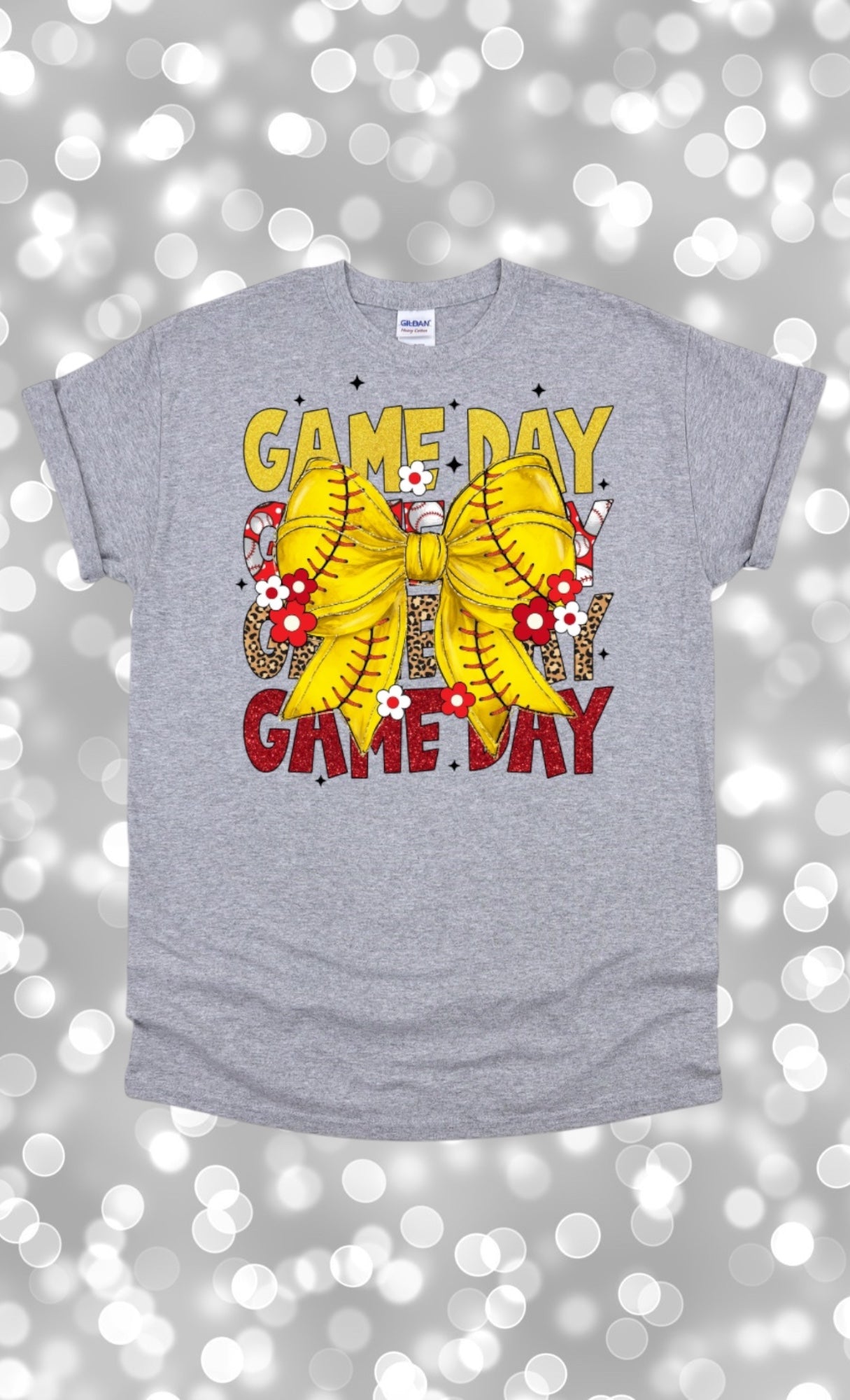 Game day softball tshirt