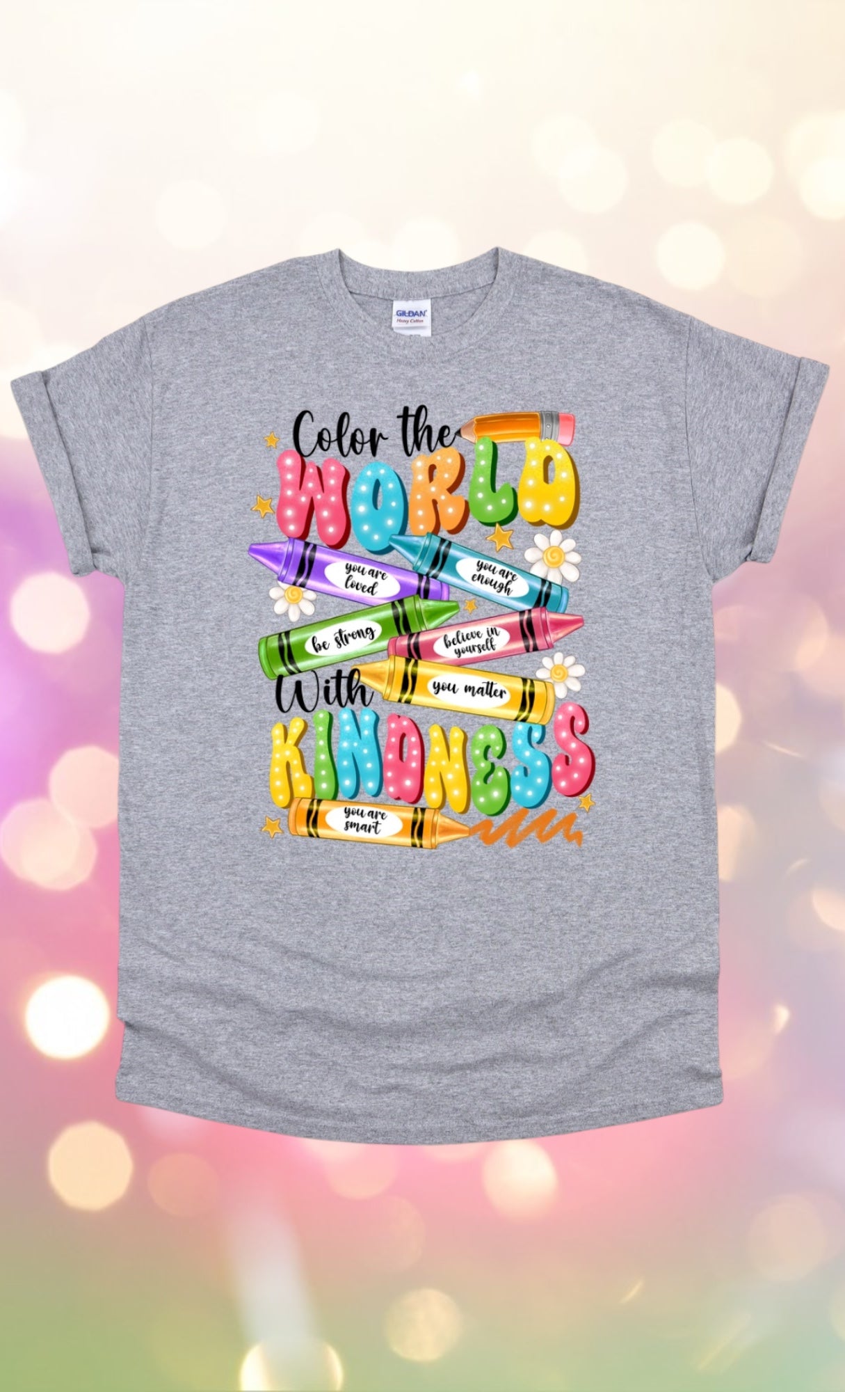 Color the world with kindness tshirt