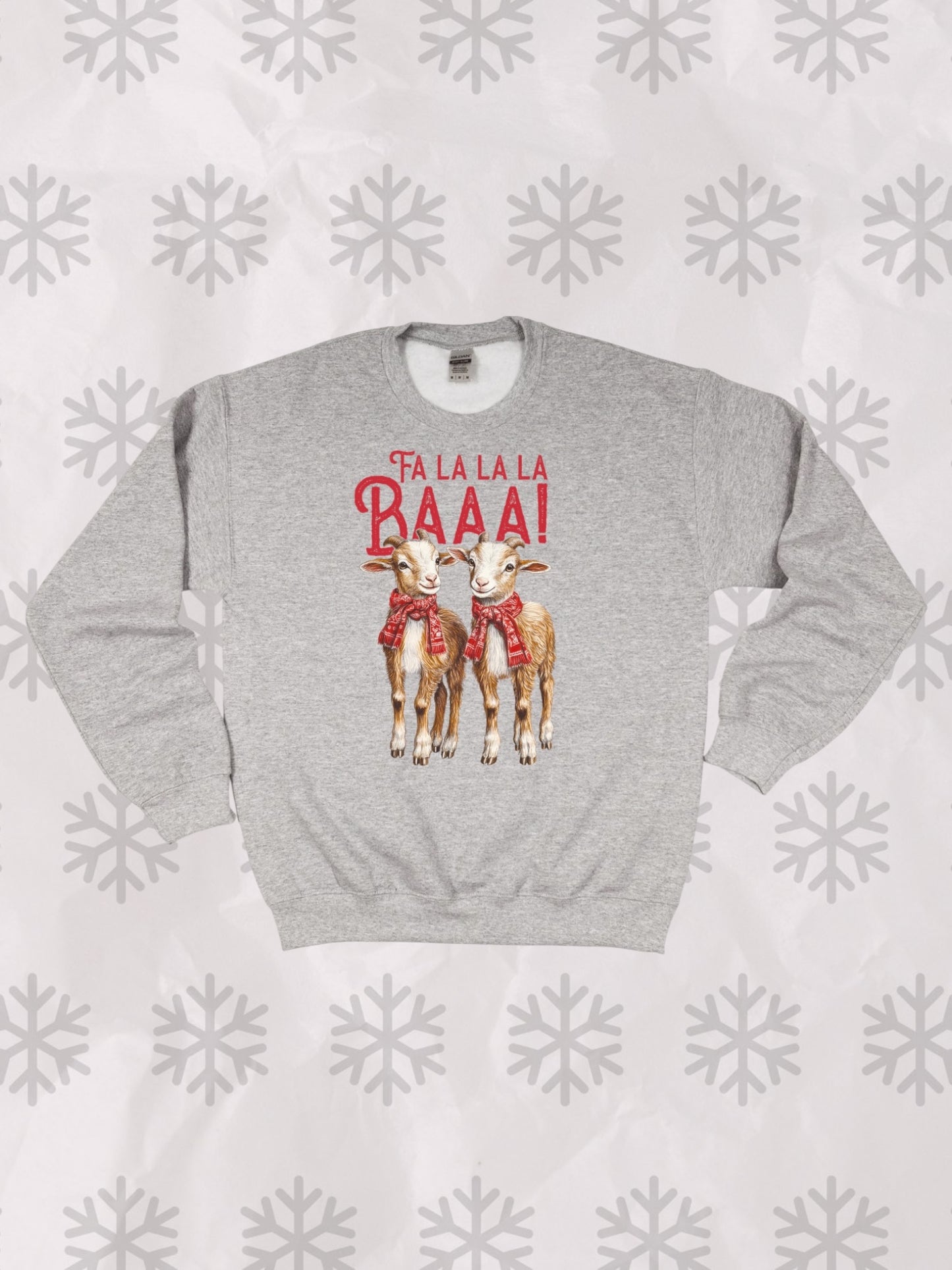 Fa la la la baaa crewneck