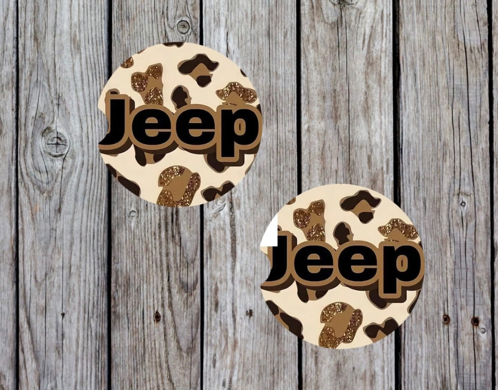 Jeep car coasters (2)