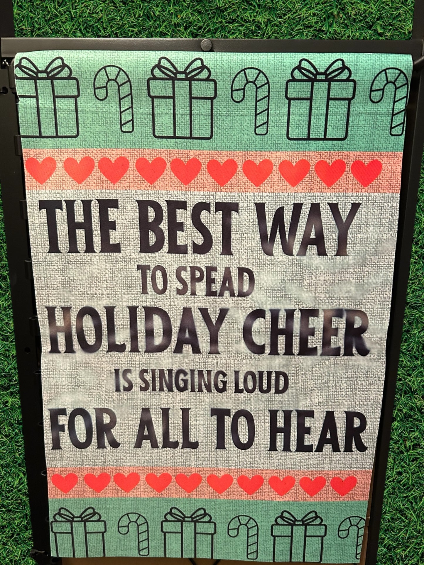 Best way to spread holiday cheer flag