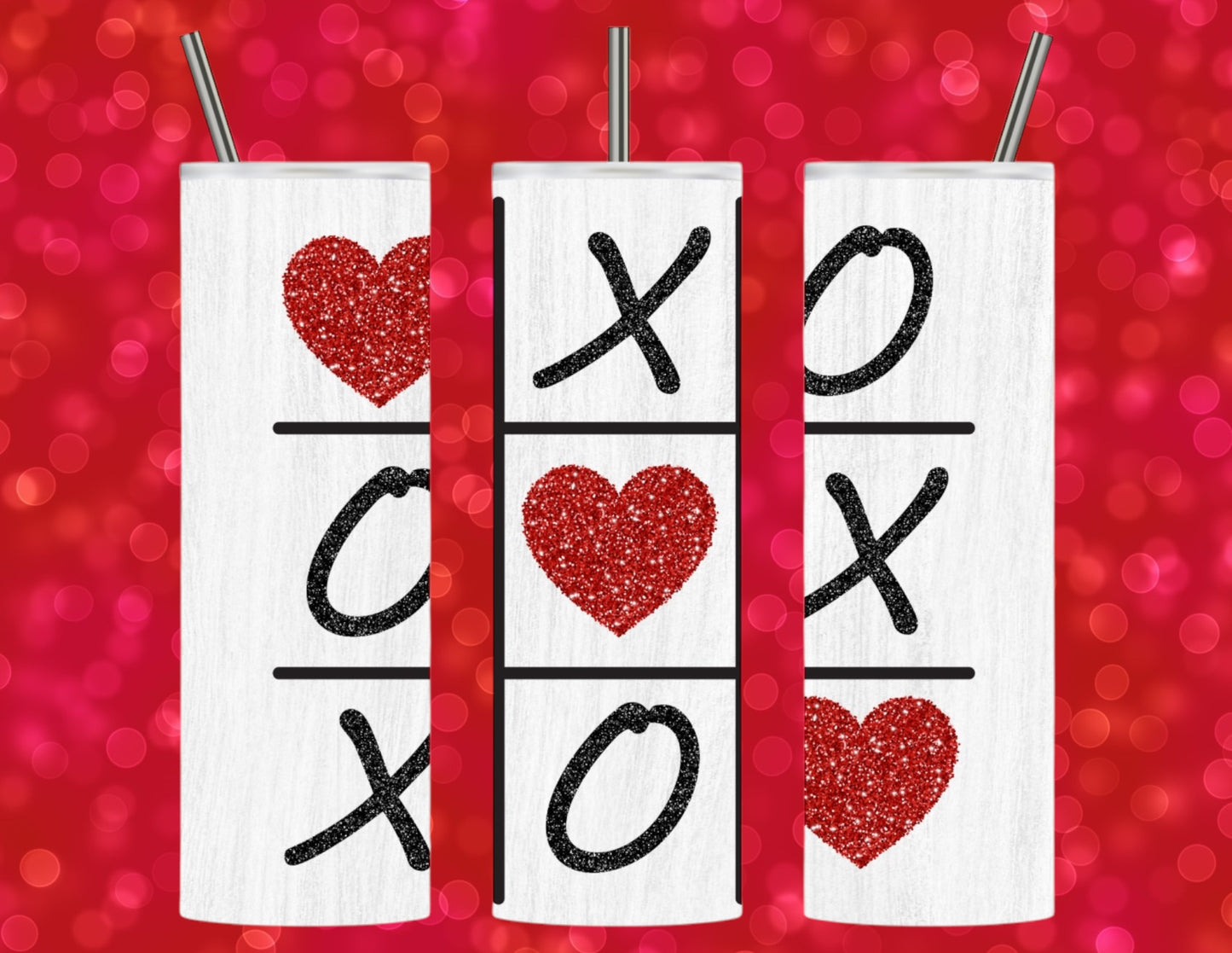 Xoxo tic tac toe 20oz tumbler