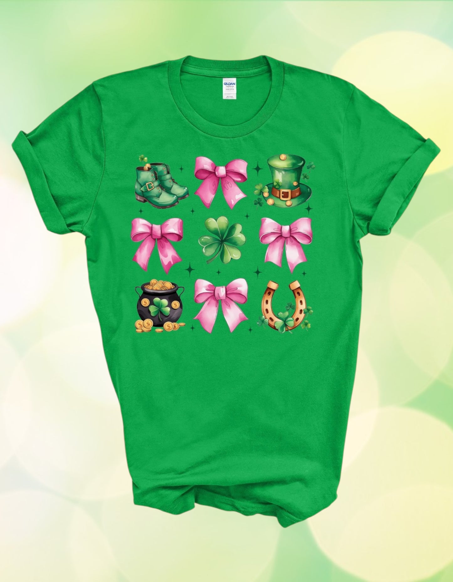 St pattys day coquette tshirt