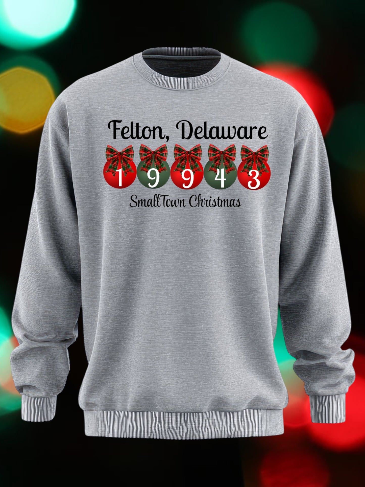 Small town Christmas crewneck