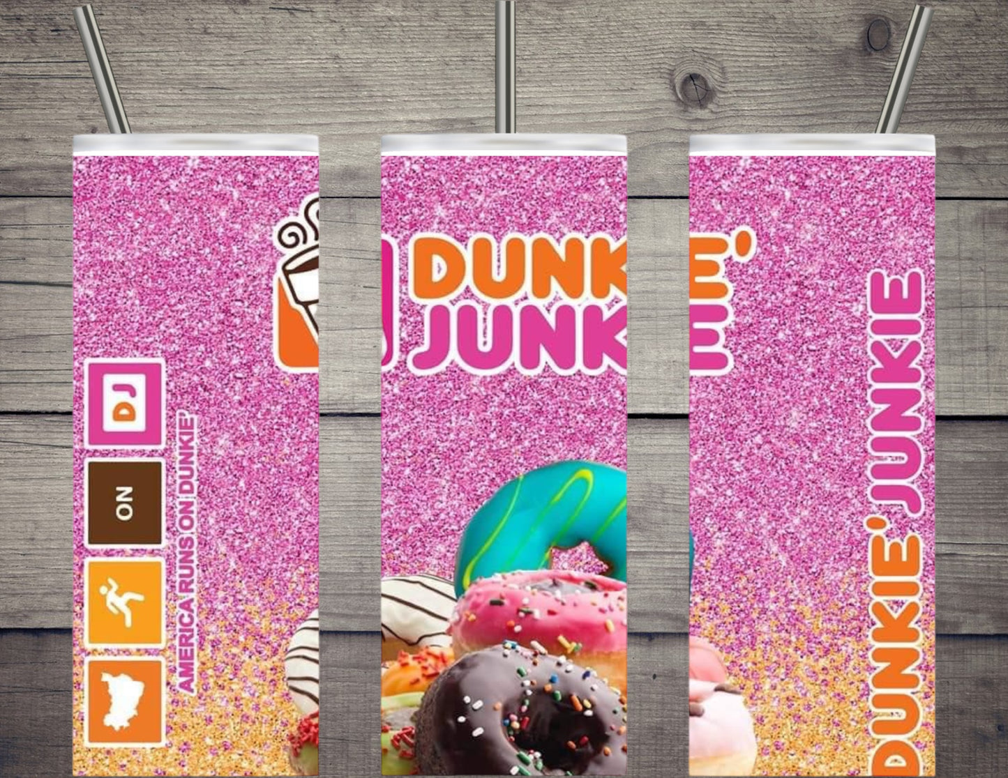 Dunkie junkie 20oz tumbler