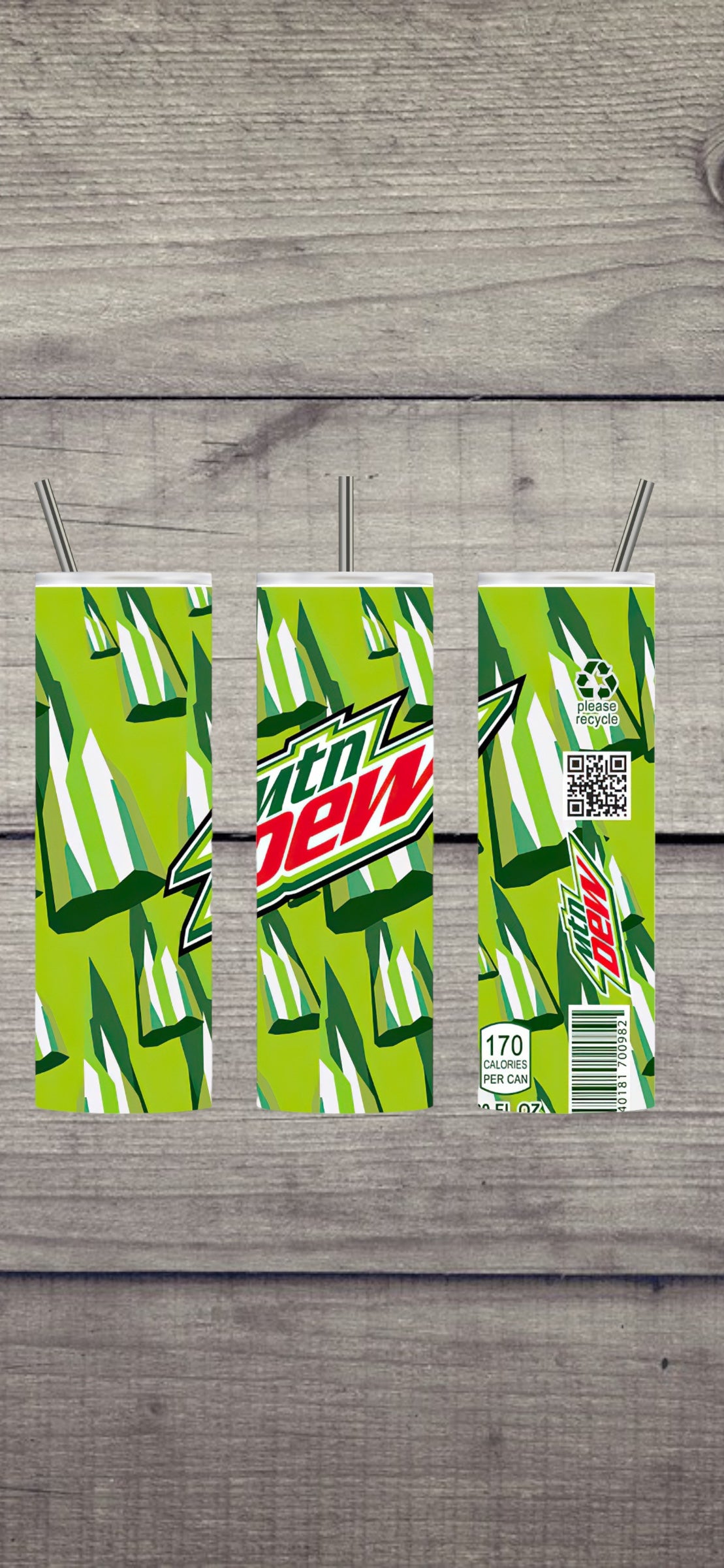 Mtn dew 20oz tumbler