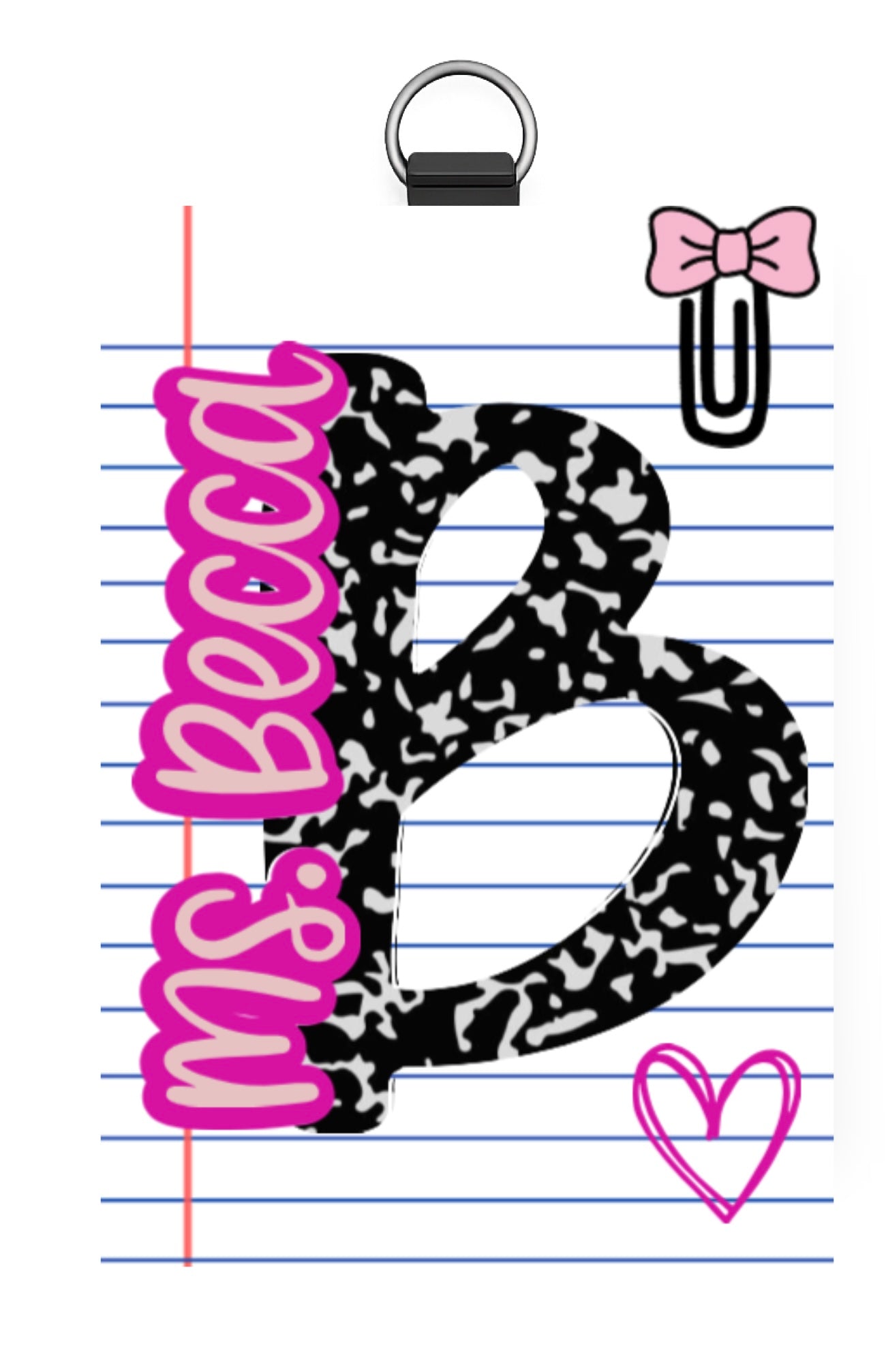 Paper comp id badge holder