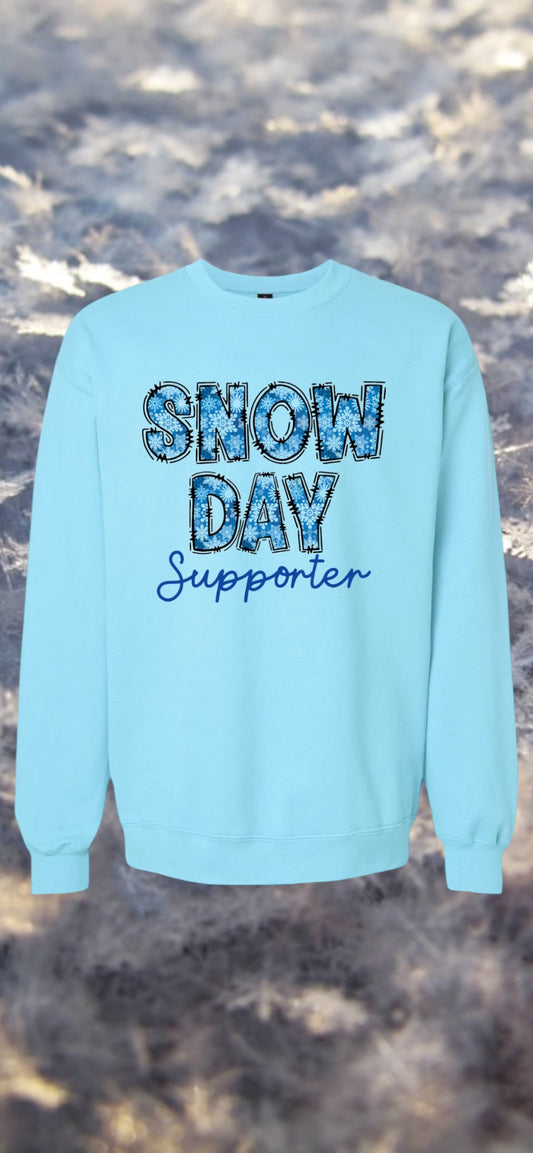 Snow day supporter