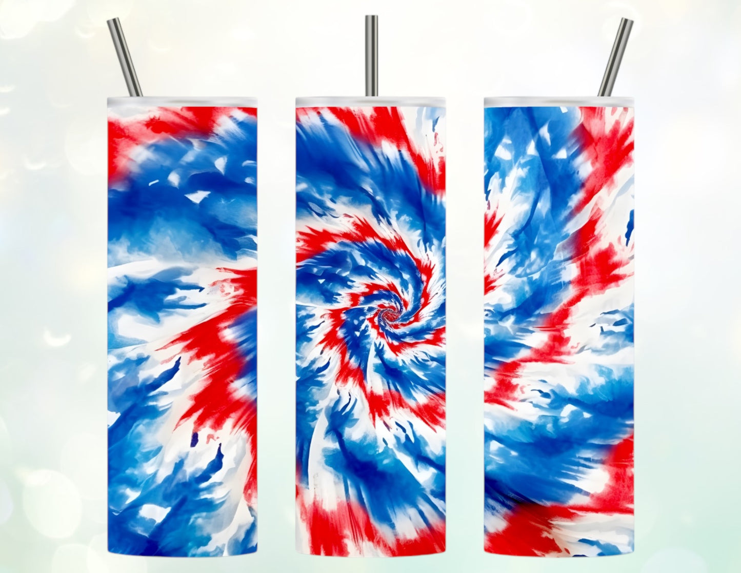 American tye dye 20oz tumbler