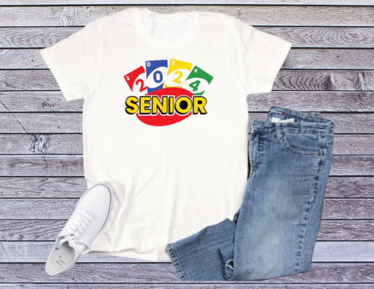 Senior 2024 uno tshirt