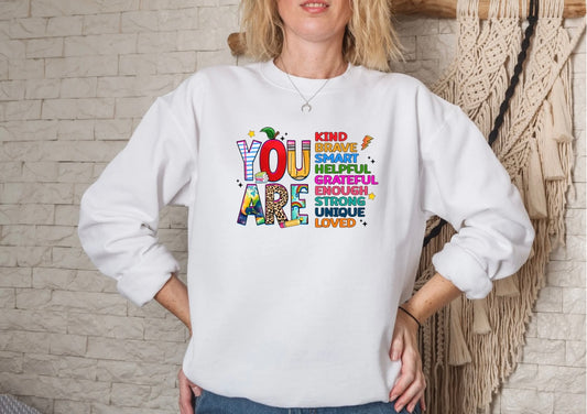 You are (teacher) crewneck