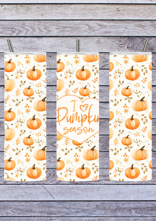 I love pumpkin season 20oz tumbler