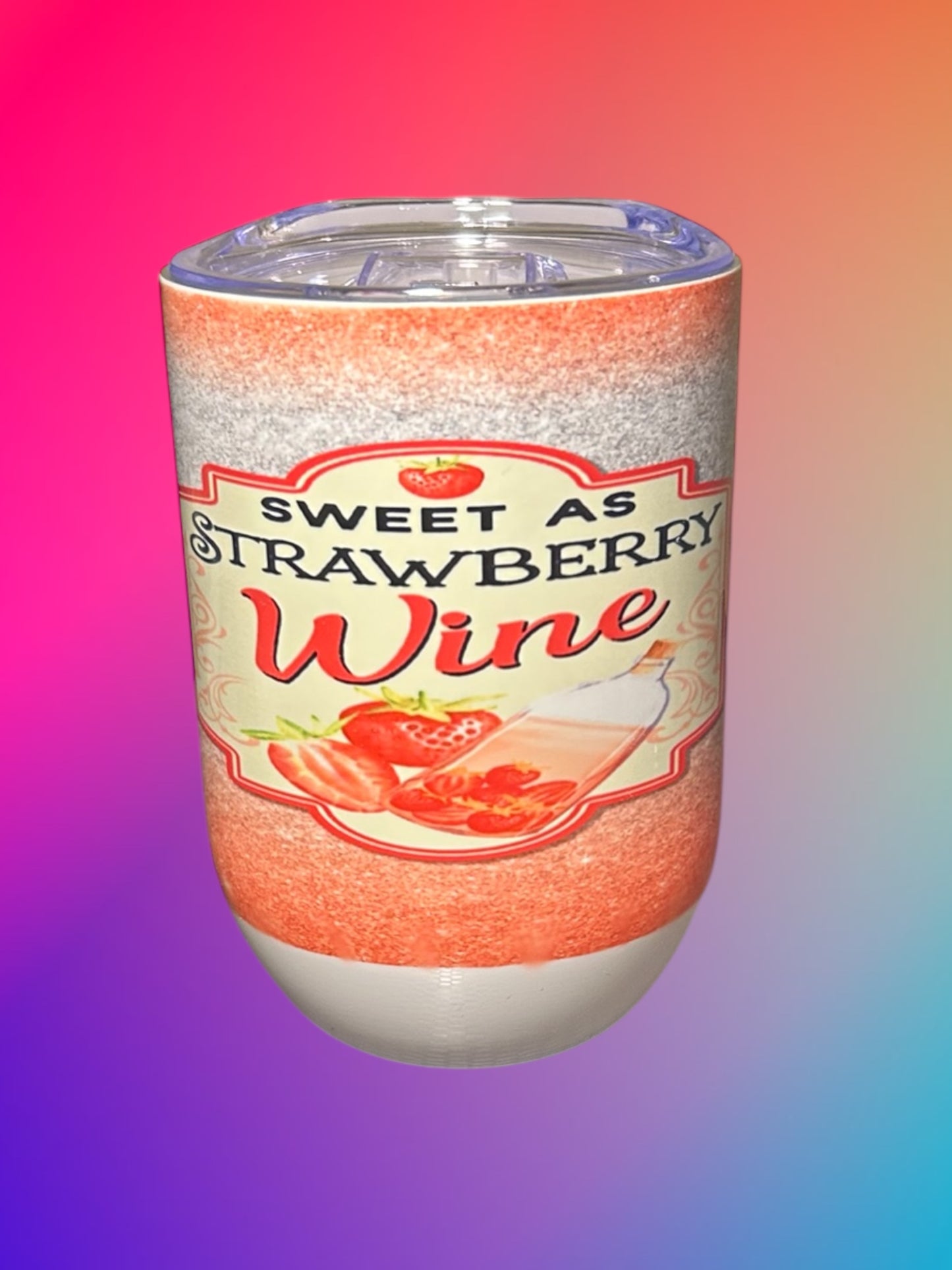 Sweet as strawberry wine 12oz tumbler