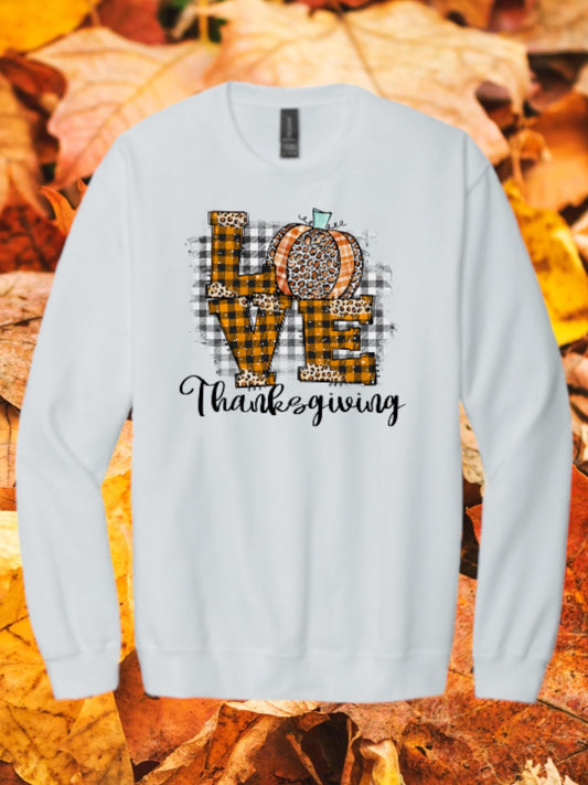 Love thanksgiving crewneck
