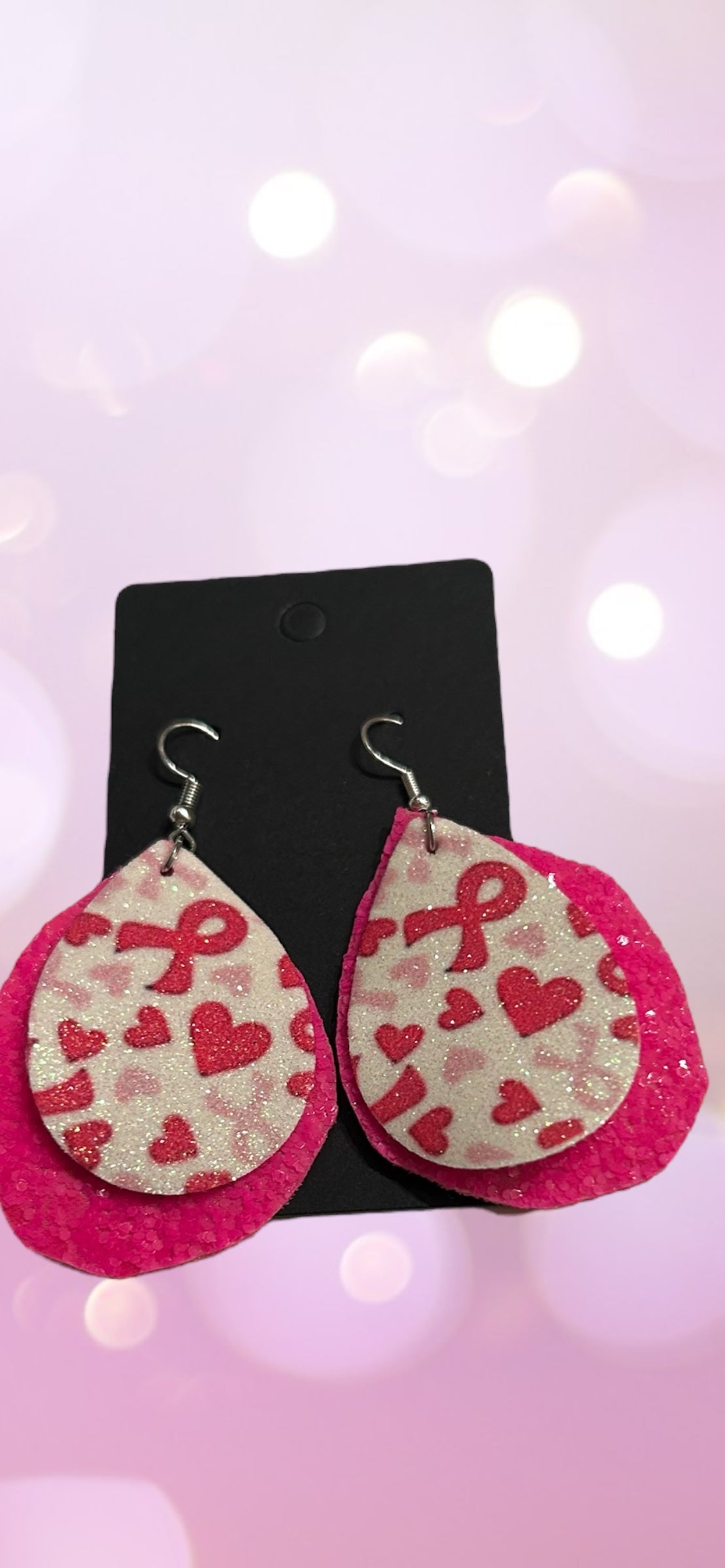 Cancer faux earrings