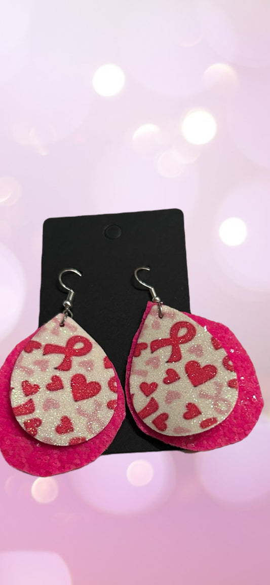 Cancer faux earrings