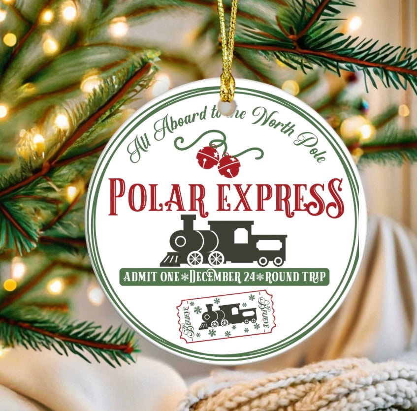 Polar express ornament