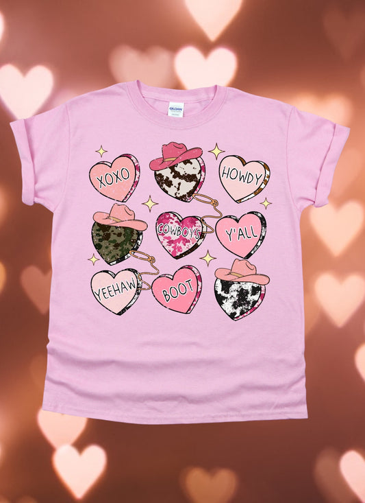 Western hearts Tshirt