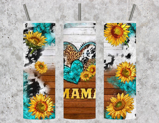 Western mama 20oz tumbler