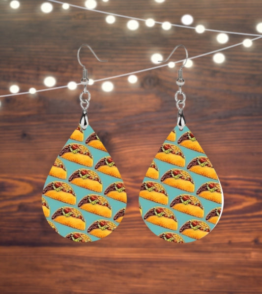 Tacos teardrop earrings