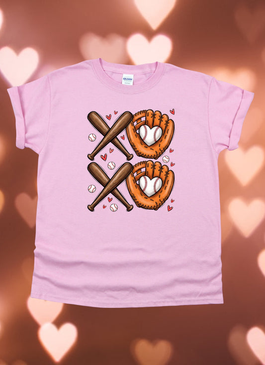 Baseball valentines Tshirt