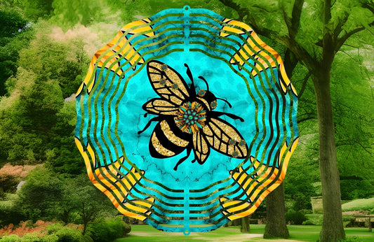 Western bee 8in wind spinner