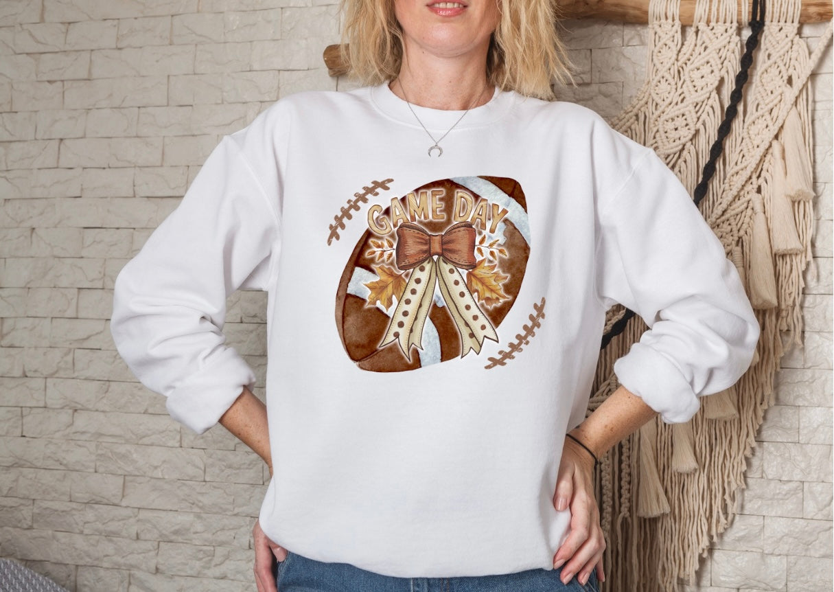 Game day (football) crewneck