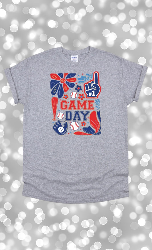 Game day baseball tshirt