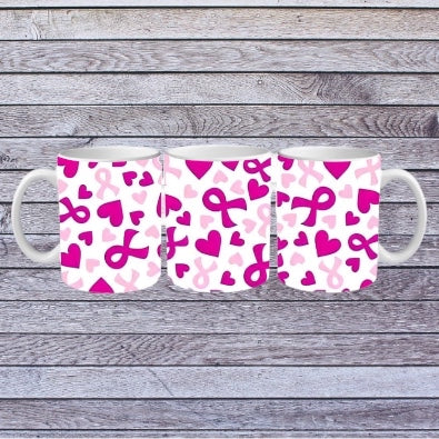 Breast cancer 15oz mug