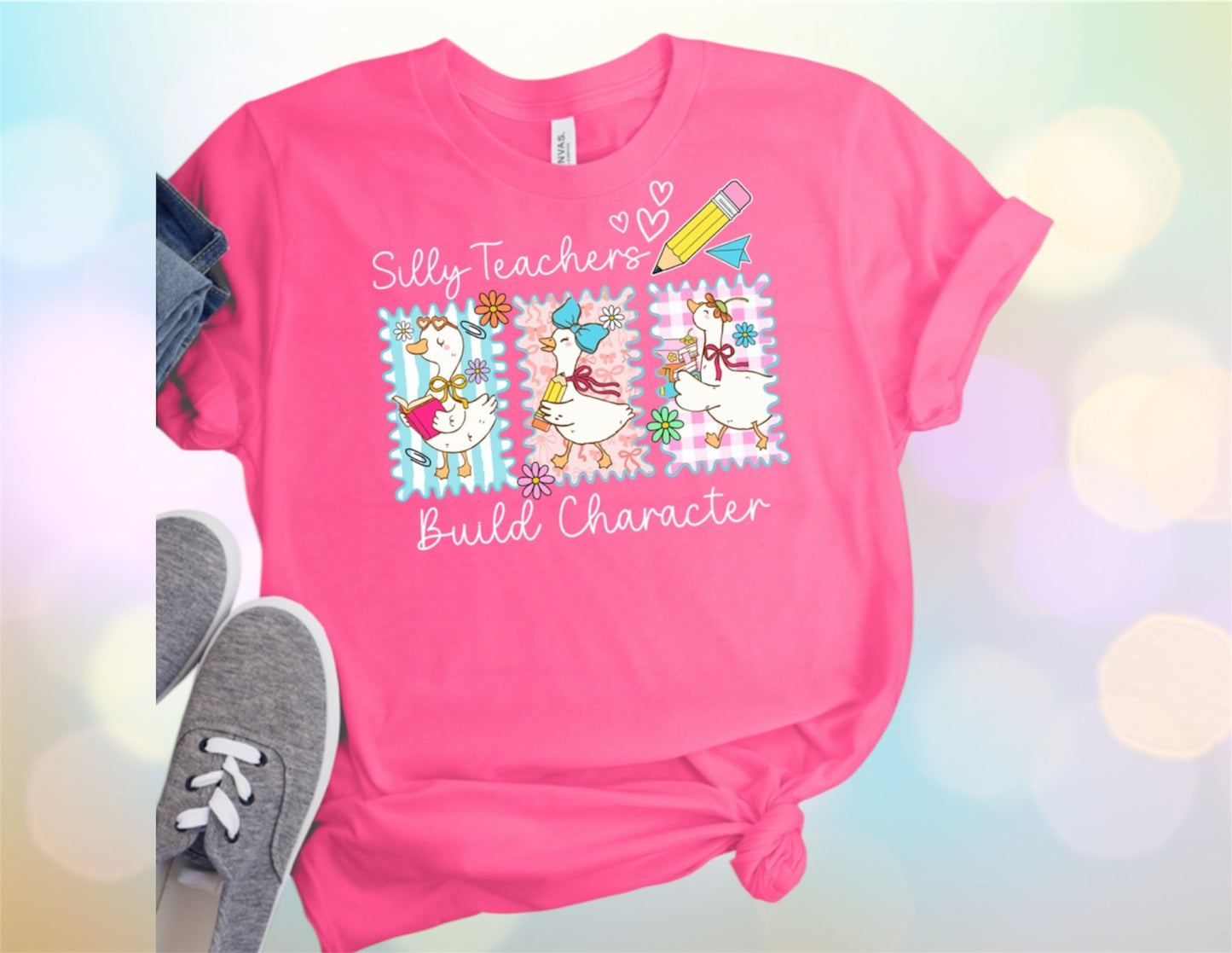 Silly teachers build character Tshirt