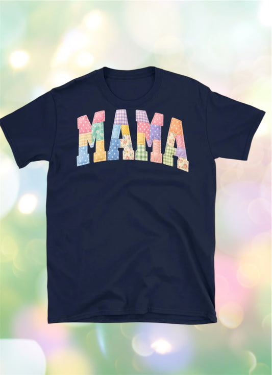 Mama patchwork shirt