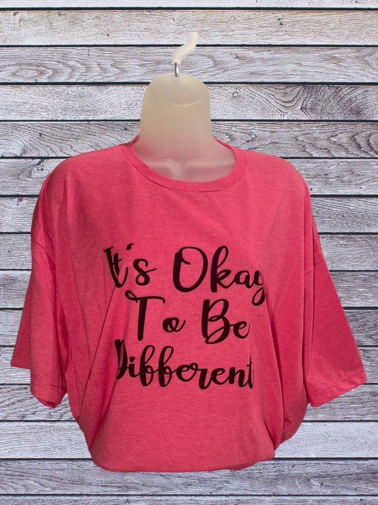 It’s okay to be different tshirt