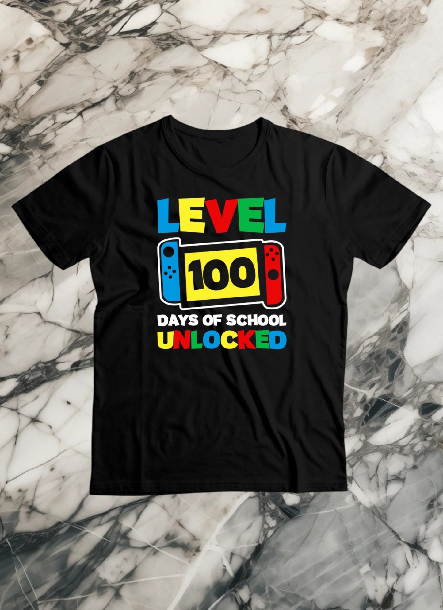 Level 100 days of school unlocked Tshirt