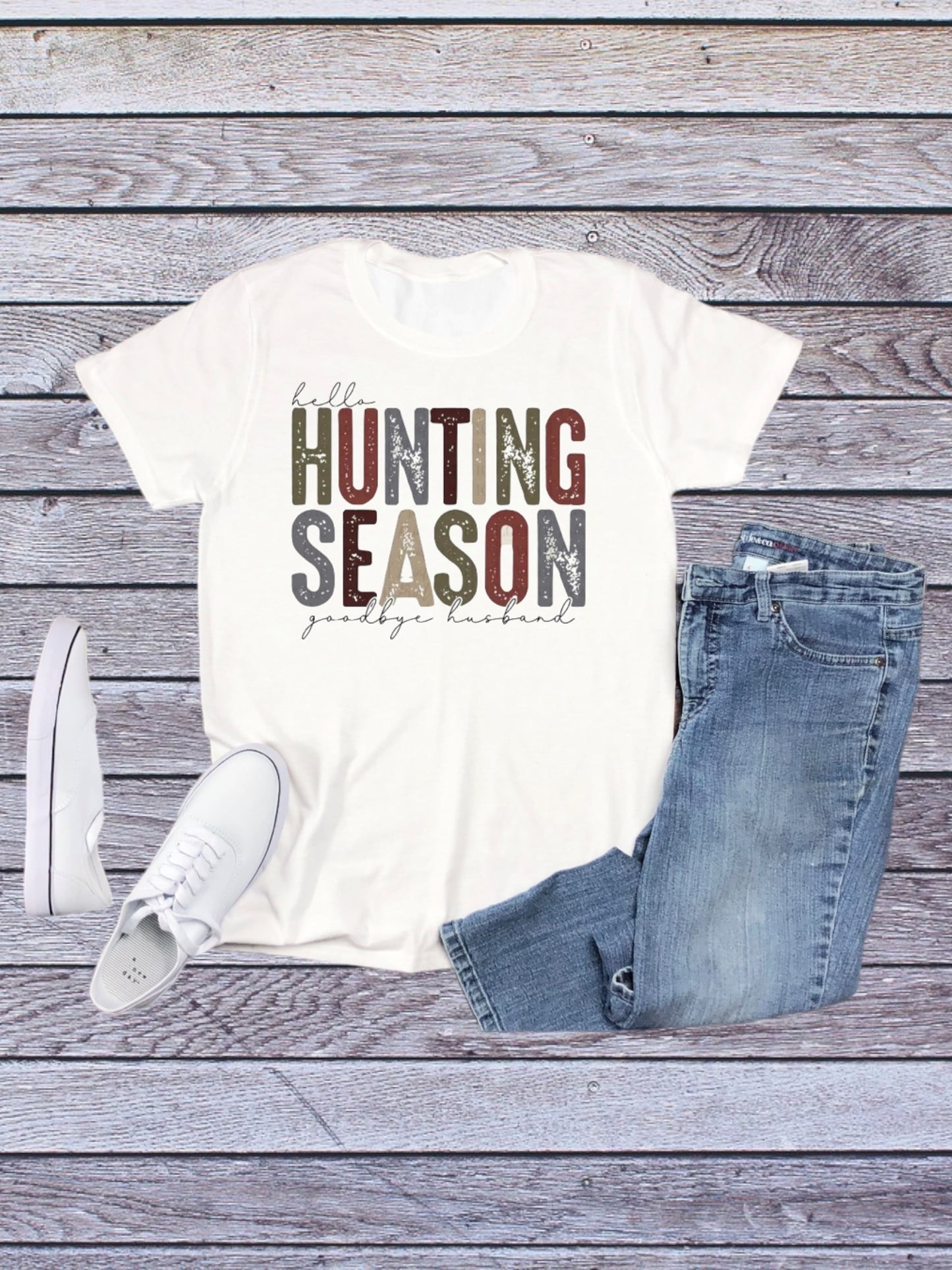 Hello hunting season goodbye husband tshirt