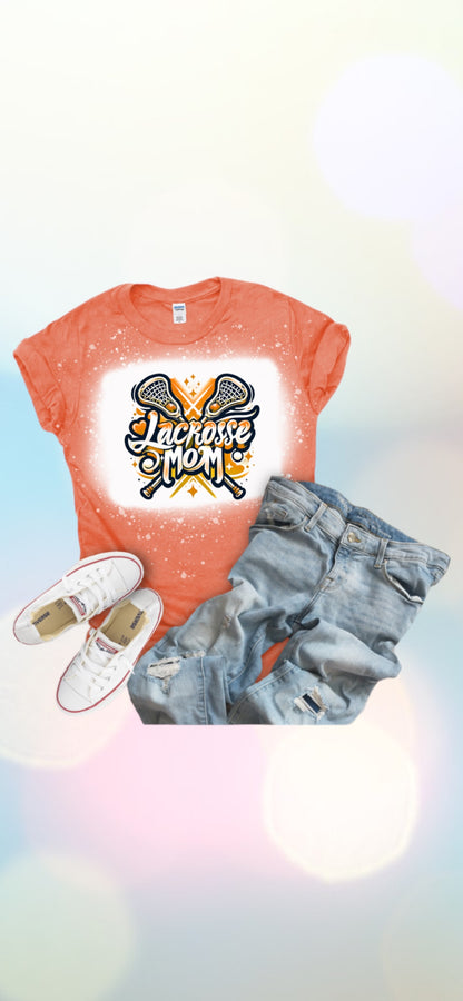 Airbrush lacrosse mom tshirt