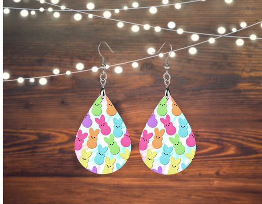 Peeps tear drop earrings