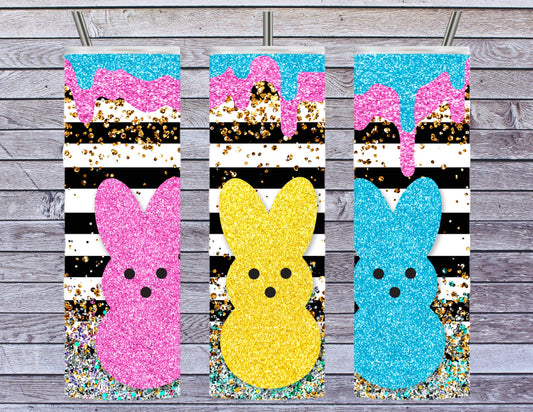 Glitter peeps 20oz tumbler