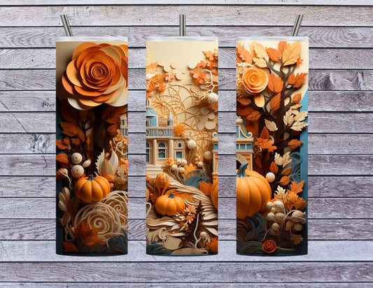 Autumn background 20oz tumbler