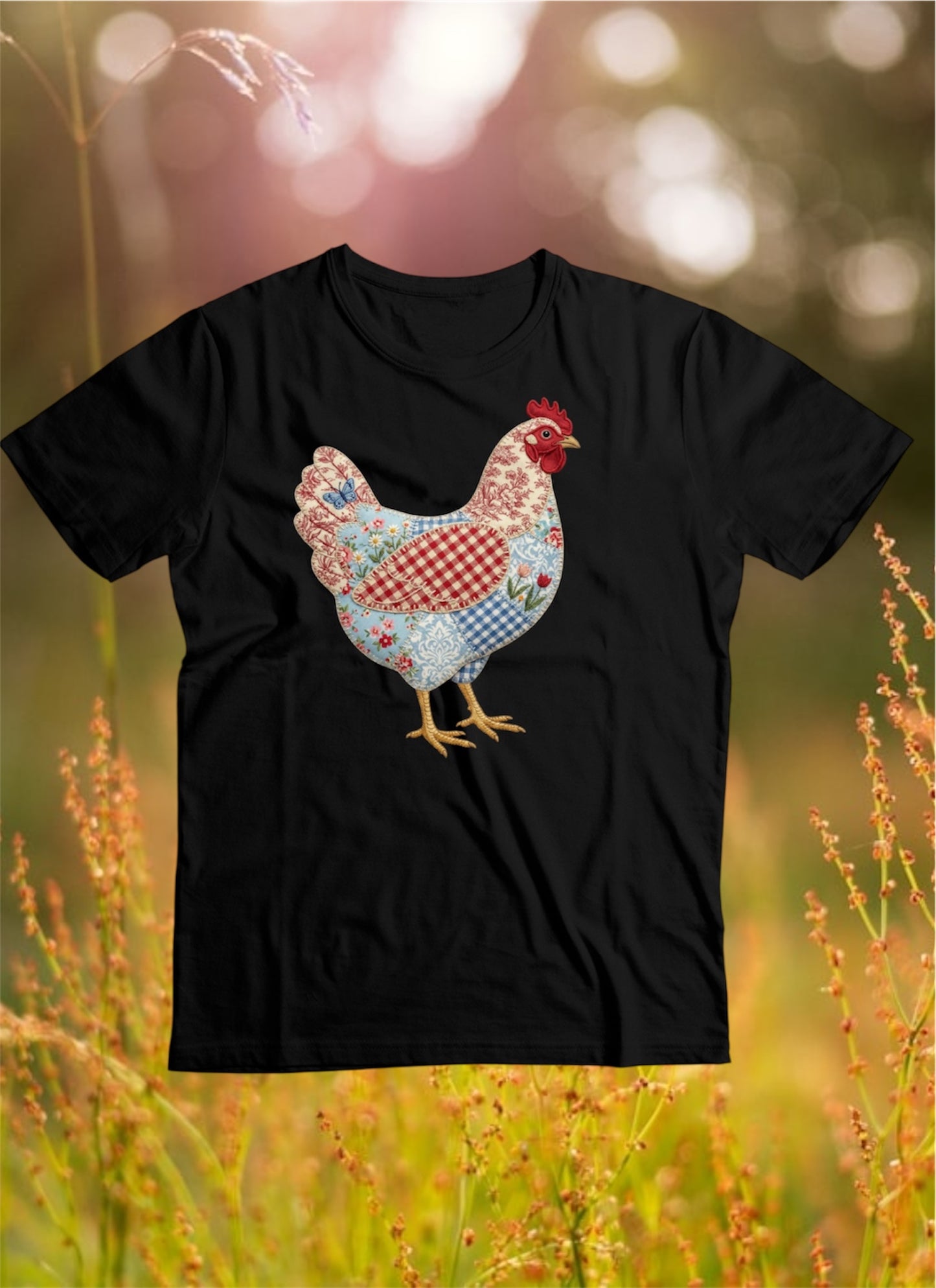 Chicken patch Tshirt