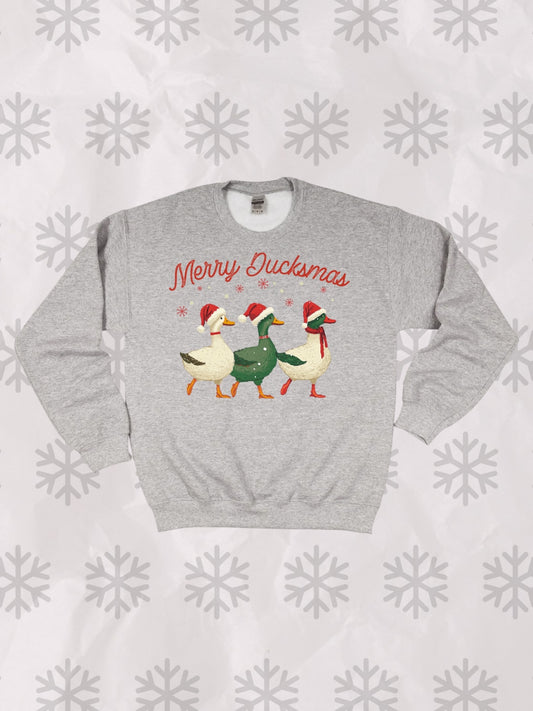 Merry duckmas crewneck